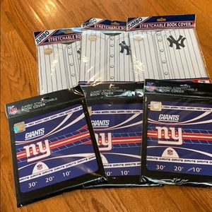 Six New York sports teams jumbo book covers